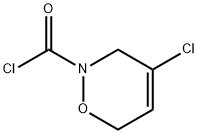 2H-1,2-Oxazine-2-carbonyl chloride, 4-chloro-3,6-dihydro- (9CI)