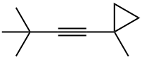 Cyclopropane, 1-(3,3-dimethyl-1-butynyl)-1-methyl- (9CI)