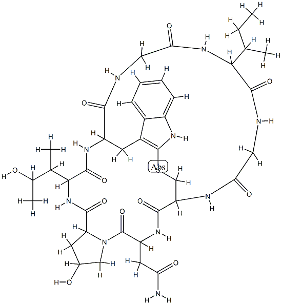 amaninamide, S-deoxy-(gamma-hydroxy-Ile(3))-