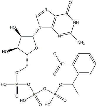 P(3)-1-(2-nitro)phenylethylguanosine 5'-O-triphosphate