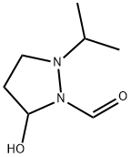 1-Pyrazolidinecarboxaldehyde, 5-hydroxy-2-(1-methylethyl)- (9CI)