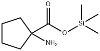 Cyclopentanecarboxylic acid, 1-amino-, trimethylsilyl ester (9CI)