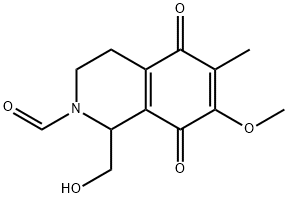 1-(hydroxymethyl)-7-methoxy-6-methyl-5,8-dioxo-3,4-dihydro-1H-isoquino line-2-carbaldehyde