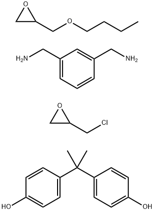 4,4'-(1-Methylethylidene)bisphenol with 1,3-benzenedimethanamine, (butoxymethyl)oxirane and (chloromethyl)oxirane