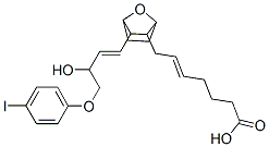 7-(3-(3-hydroxy-4-(4'-iodophenoxy)-1-butenyl)-7-oxabicyclo(2.2.1)heptan-2-yl)-5-heptenoic acid