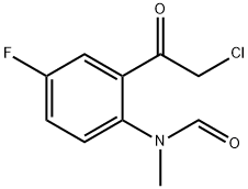 Formamide,  N-[2-(chloroacetyl)-4-fluorophenyl]-N-methyl-  (9CI)