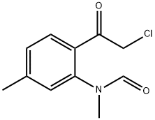 Formamide,  N-[2-(chloroacetyl)-5-methylphenyl]-N-methyl-  (9CI)