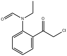 Formamide,  N-[2-(chloroacetyl)phenyl]-N-ethyl-  (9CI)