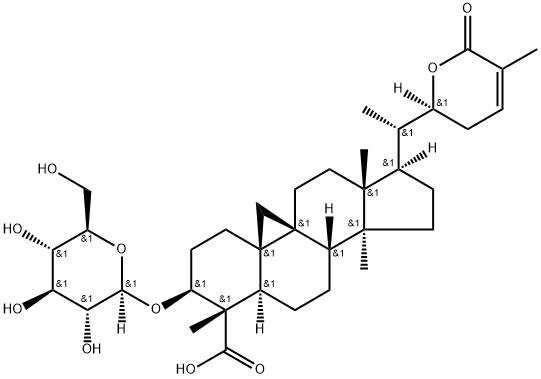 (20S,22S)-3β-(β-D-Glucopyranosyloxy)-22-hydroxy-9β,19-cyclolanost-24-ene-26,29-dioic acid δ-lactone