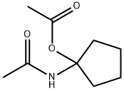 Acetamide, N-[1-(acetyloxy)cyclopentyl]- (9CI)