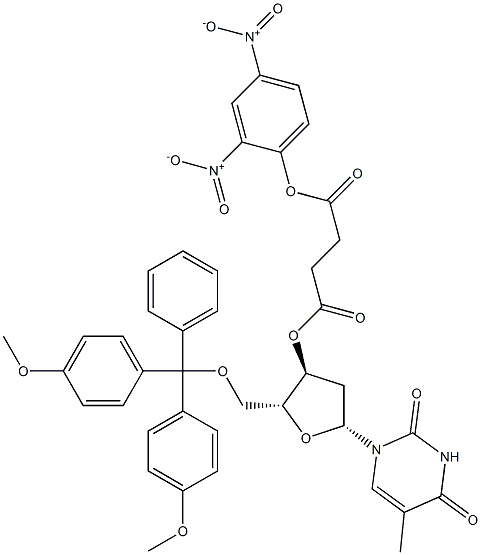 5'-O-(4,4'-dimethoxytrityl)thymidine-3'-O-(2,4-dinitrophenyl) succinate