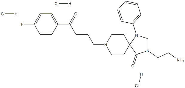 3-(2-aminoethyl)-8-(3-(4-fluorobenzoyl)propyl)-4-oxo-1-phenyl-1,3,8-triazaspiro(4.5)decan-4-one