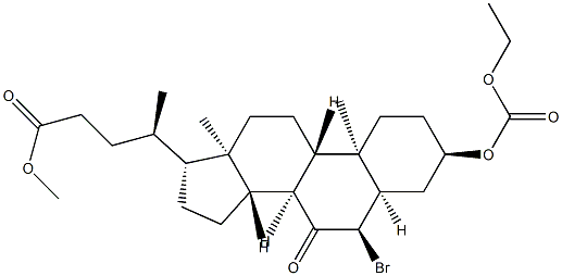 (3α,5β,6α)-6-BroMo-3-[(ethoxycarbonyl)oxy]-7-oxo-cholan-24-oic Acid Methyl Ester