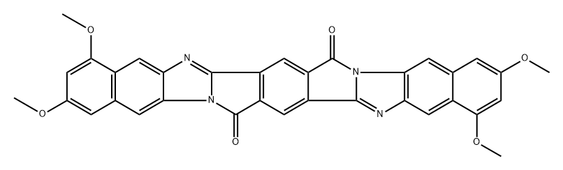 Dibenzo[f,f]benzo[1,2:3,4:4,5:3,4]dipyrrolo[1,2-a:1,2-a]bisbenzimidazole-8,18-dione,  2,4,12,14-tetramethoxy-  (9CI)