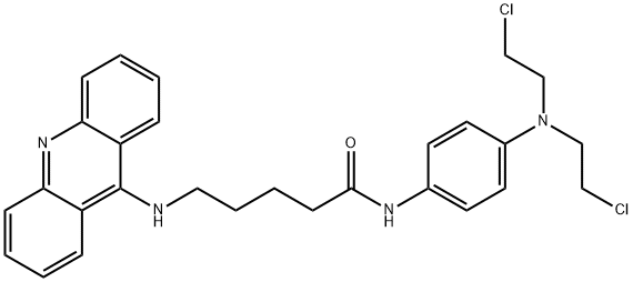 5-(acridin-9-ylamino)-N-[4-[bis(2-chloroethyl)amino]phenyl]pentanamide