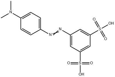 5-(4-dimethylaminophenyl)diazenylbenzene-1,3-disulfonic acid