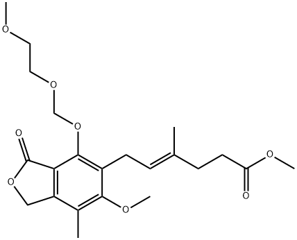 (E)-6-[1,3-Dihydro-6-methoxy-4-[(2-methoxyethoxy)methoxy]-7-methyl-3-oxo-5-isobenzofuranyl]-4-methyl-4-hexenoic Acid Methyl Ester