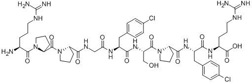 (P-CHLORO-PHE5·8)-BRADYKININ