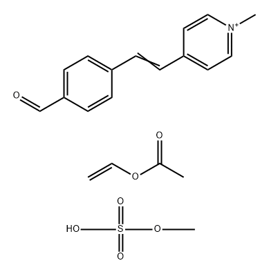 Acetic acid ethenyl ester, homopolymer, hydrolyzed, cyclic acetal with 4-2-(4-formylphenyl)ethenyl-1-methylpyridinium Me sulfate