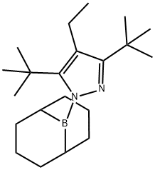 1H-Pyrazole, 1-(9-borabicyclo[3.3.1]non-9-yl)-3,5-bis(1,1-dimethylethy l)-4-ethyl-