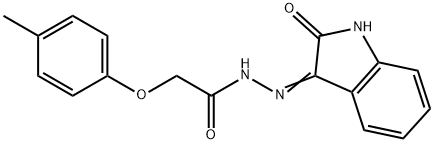 (E)-N-(2-oxoindolin-3-ylidene)-2-(p-tolyloxy)acetohydrazide