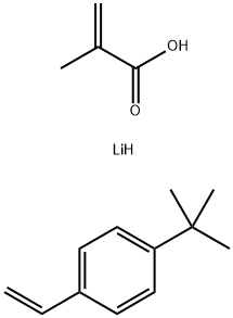 2-Propenoic acid, 2-methyl-, lithium salt, polymer with 1-(1,1-dimethylethyl)-4-ethenylbenzene