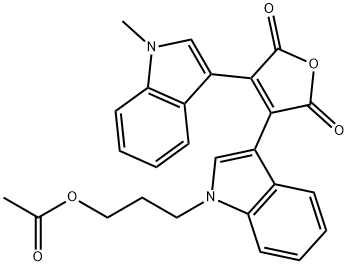 3-[1-[3-(Hydroxy)propyl]-1H-indol-3-yl]-4-(1-Methyl-1H-indol-3-yl)-2,5-furandione Acetate