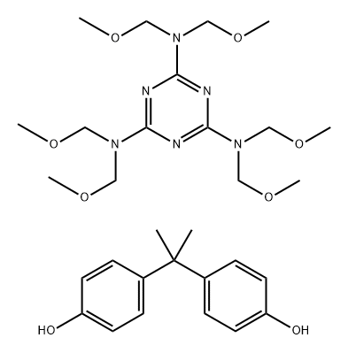 Phenol, 4,4'-(1-methylethylidene)bis-, reaction products with hexakis(methoxymethyl)melamine