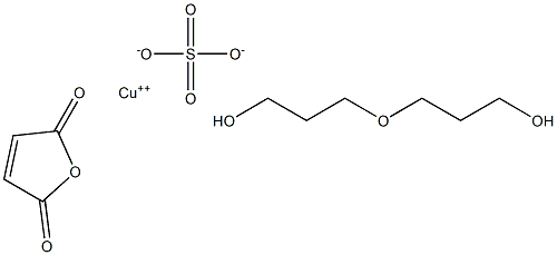 Sulfuric acid copper(2++) salt (1:1), polymer with 2,5-furandione and oxybis[propanol]