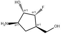 Cyclopentanemethanol, 4-amino-2-fluoro-3-hydroxy-, (1alpha,2beta,3beta,4alpha)- (9CI)