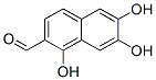 2-Naphthalenecarboxaldehyde, 1,6,7-trihydroxy- (9CI)