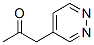 2-Propanone, 1-(4-pyridazinyl)- (9CI)