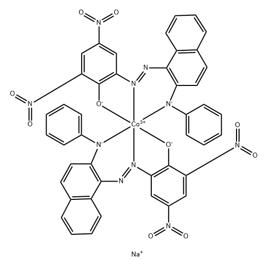 Cobaltate(1-), bis[2,4-dinitro-6-[[2-(phenylamino) -1-naphthalenyl]azo]phenolato(2-)]-, sodium