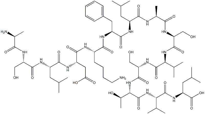 hemoglobin alpha-chain fragments (123-136)