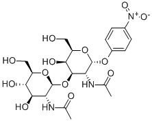 2-乙酰氧基-3-O-(2-乙酰氧基-2-脱氧-B-D-吡喃糖苷)-2-脱氧-A-D-半乳糖苷-4-硝基苯酯