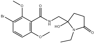 5-((3-bromo-2,6-dimethoxybenzamide)methyl)-5-hydroxy-1-ethyl-2-pyrrolidone