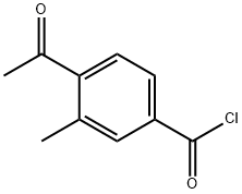 Benzoyl chloride, 4-acetyl-3-methyl- (9CI)