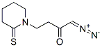 2-Butanone,  1-diazo-4-(2-thioxo-1-piperidinyl)-