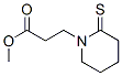 1-Piperidinepropanoic  acid,  2-thioxo-,  methyl  ester