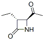 2-Azetidinone, 4-acetyl-3-ethyl-, trans- (9CI)
