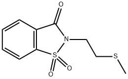 8-(2-methylsulfanylethyl)-9,9-dioxo-9$l^{6}-thia-8-azabicyclo[4.3.0]no na-1,3,5-trien-7-one