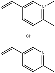 Pyridinium, 5-ethenyl-1,2-dimethyl-, chloride, polymer with 5-ethenyl-2-methylpyridine