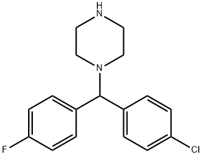 1-[(4-CHLOROPHENYL)(4-FLUOROPHENYL)METHYL]PIPERAZINE