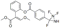methyl 3-methoxy-2-(4-(3-trifluoro-3-diazirinyl)benzoyloxyphenyl)propenoate