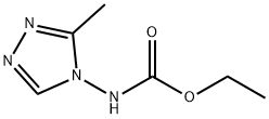 Carbamic  acid,  (3-methyl-4H-1,2,4-triazol-4-yl)-,  ethyl  ester  (9CI)