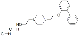 4-(2-((1,1'-Biphenyl)-2-yloxy)ethyl)-1-piperazineethanol, dihydrochloride