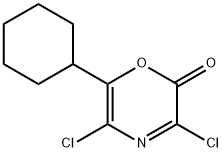 2H-1,4-Oxazin-2-one,  3,5-dichloro-6-cyclohexyl-