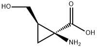 Cyclopropanecarboxylic acid, 1-amino-2-(hydroxymethyl)-, (1S,2R)- (9CI)