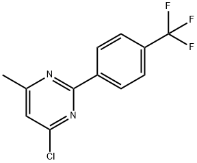 4-CHLORO-6-METHYL-2-[4-(TRIFLUOROMETHYL)PHENYL]PYRIMIDINE