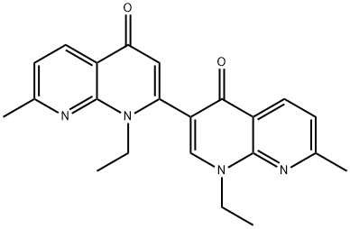 1-ethyl-1,4 dihydro-7-methyl-4-oxo-1,8-naphthyridine dimer